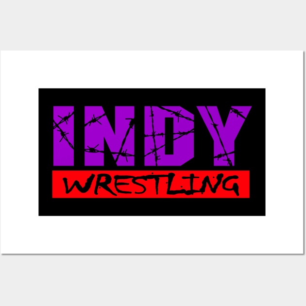 Extreme Indy Purple logo Wall Art by Indy Handshake